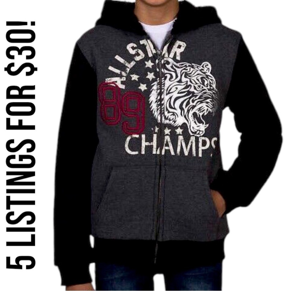 Lee Boys Sherpa Lined Hoodie Size XS (5/6) Warm Heavy
Bin Yy
